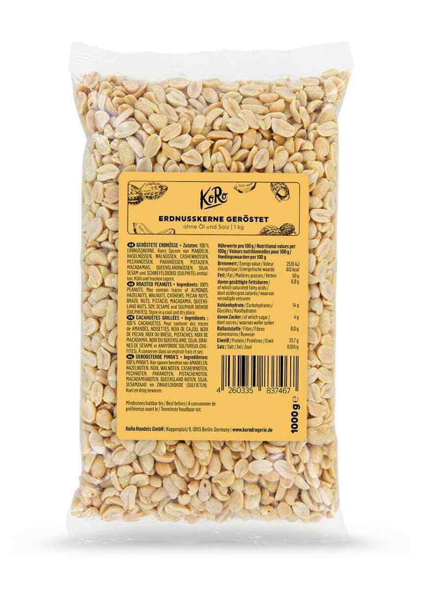 KoRo | Geröstete Erdnusskerne 1 kg