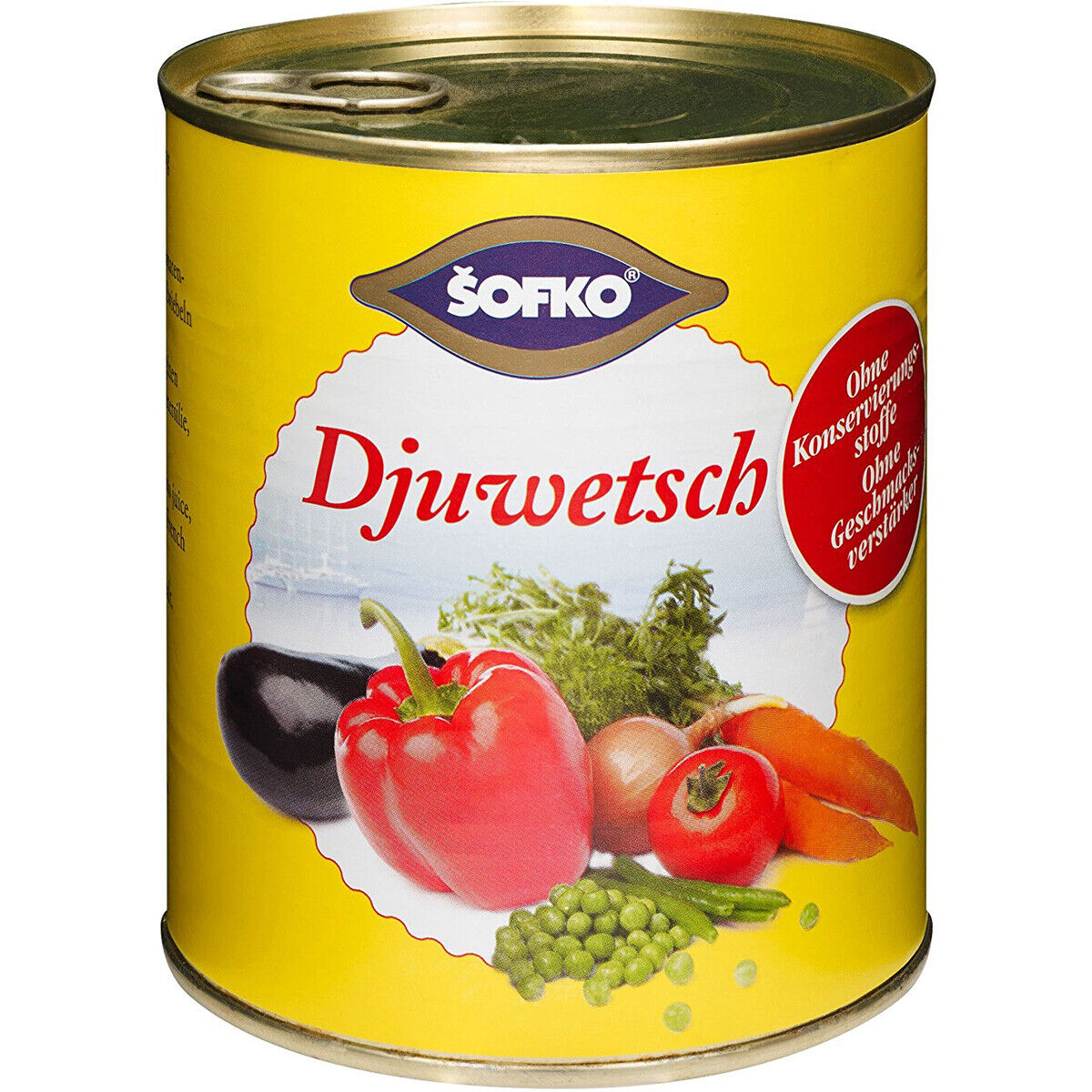 Sofko Djuwetsch Mischgemüse in Stücke gedünstet typisch Balkan 800ml