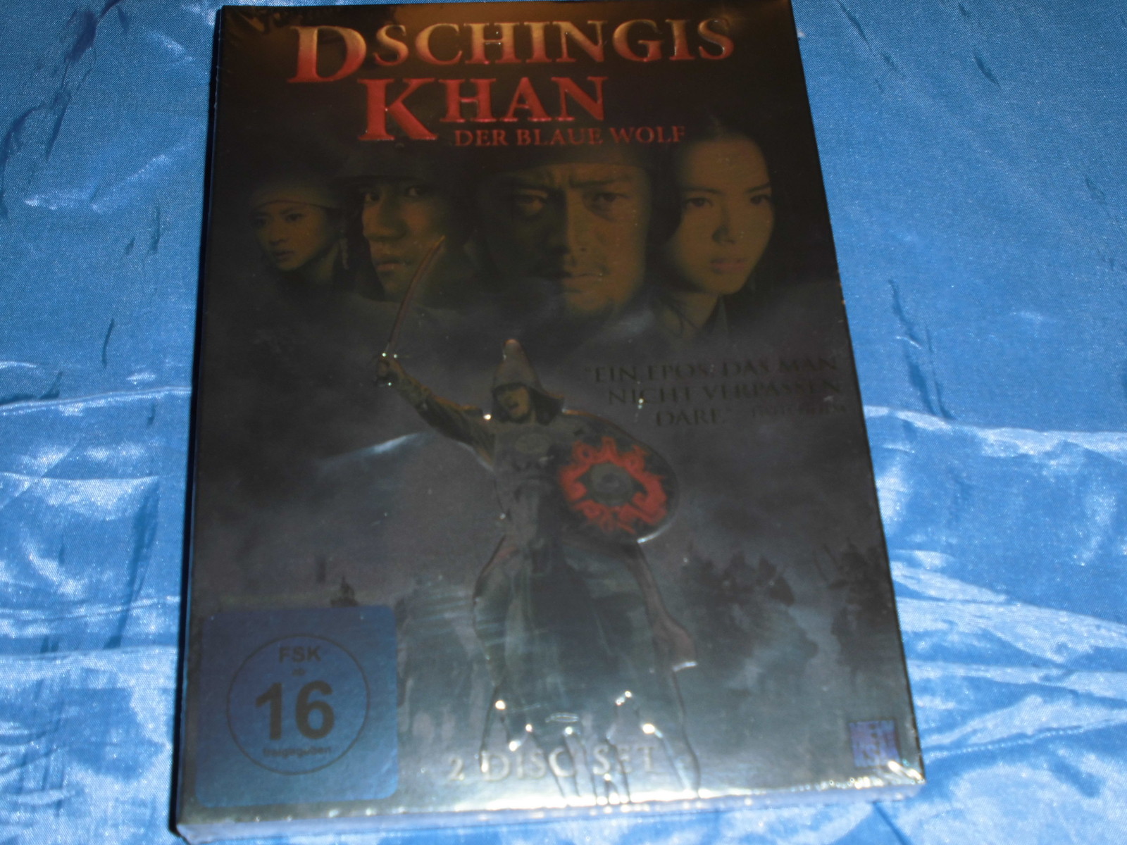 DVD :  DSCHINGIS  KHAN  , Der Blaue Wolf , 2 Disc Set , Action / Historien FILM