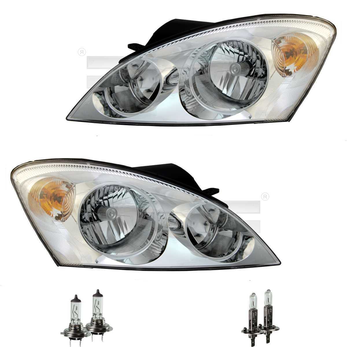 Scheinwerfer Set rechts & links H1/H7 für KIA Cee'D SW ED Pro inkl. Osram Lampen