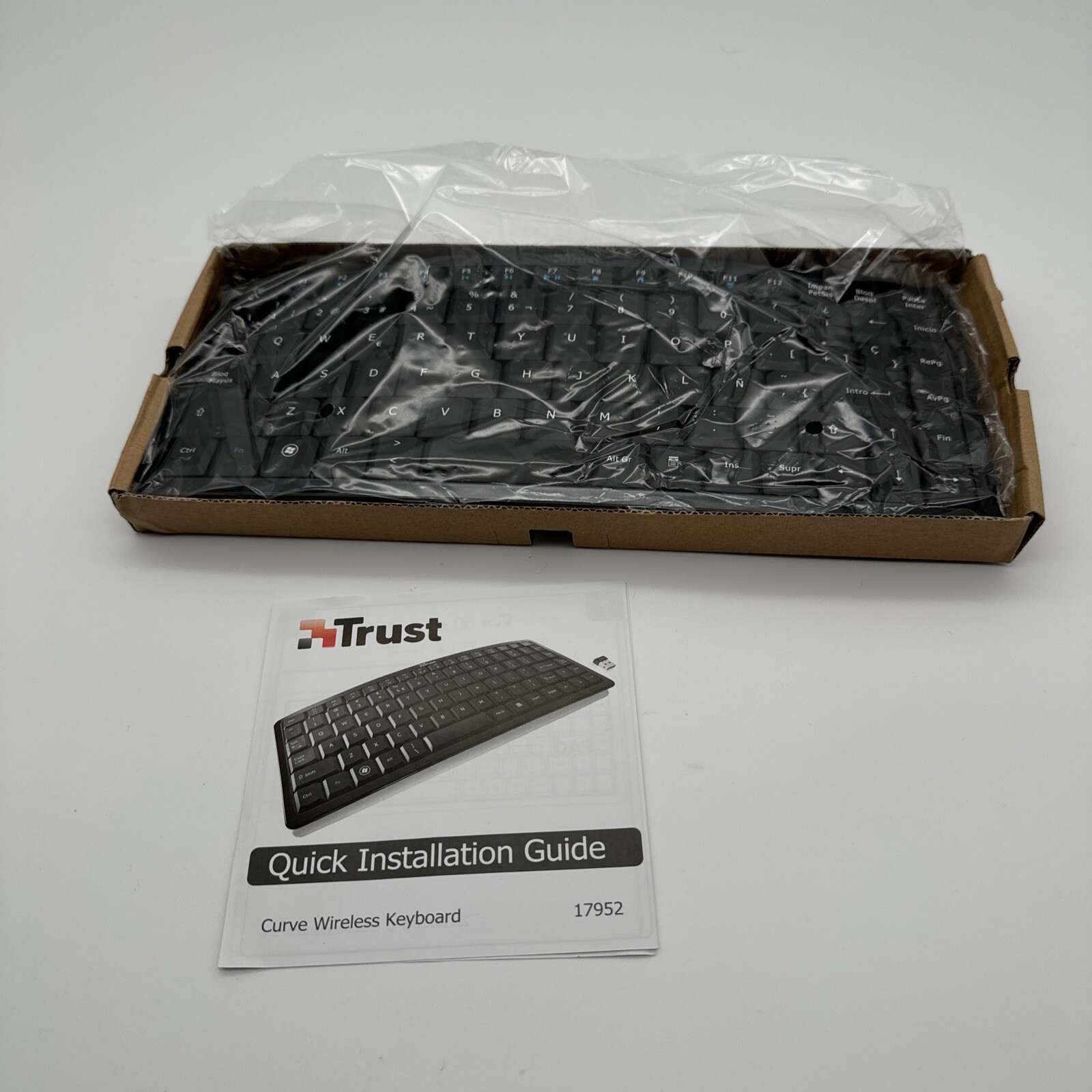 Trust Curve Wireless Keyboard RF Wireless Spanisch  #291