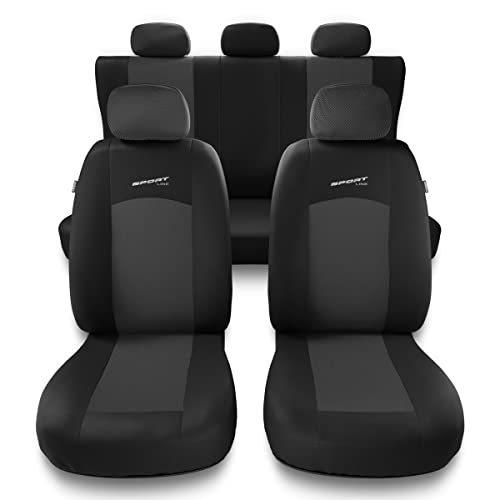 Mossa - Universal Sitzbezüge Auto Kompatibel Mit Kia Stonic (2017-2019) - Autositzbezüge Schonbezüge Für Autositze - S-G1