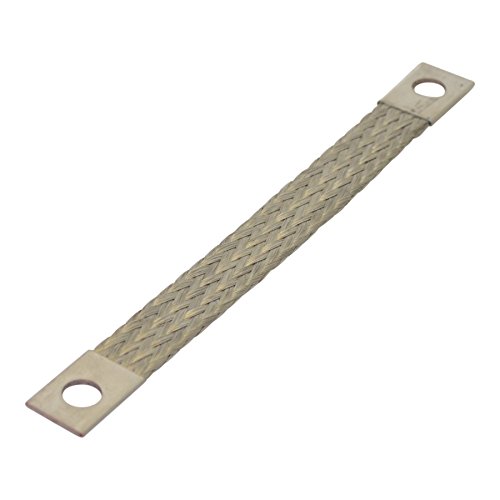 Masseband Querschnitt: 25Mm² Länge: 300Mm 1 Stück Erdungsband Batteriemasseband Massekabel Motor-Massebänder Kupferband Earth Braids Mit Gecrimpten Ko