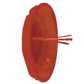 10 Stück Signaldeckel, Ø 70 Mm, Rot
