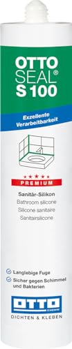Ottoseal S 100 Premium-Sanitär-Silikon 300 Ml Kartusche C6672 Sandbeige