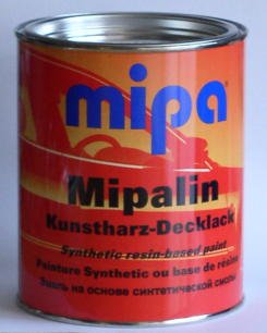 Kunstharz Decklack Lackfarbe Mipalin Fahrzeuglack Ral 6001 Smaragdgrün 1 Ltr.