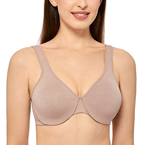 Delimira Damen Minimizer Bh Mit Bügel Klassischer Vollschalen Cameo Heather 70D