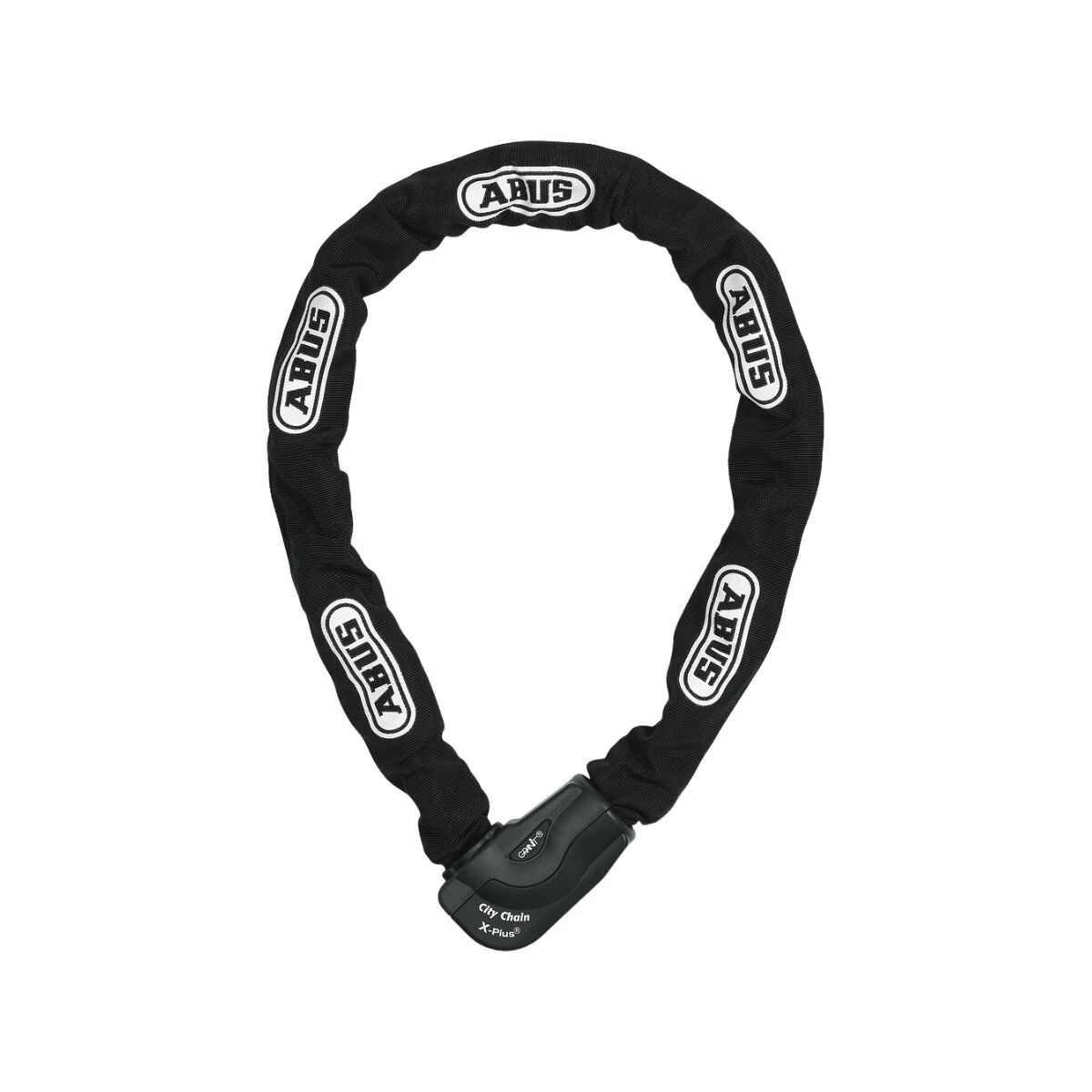 Mc-Lås Abus Granit Citychain 1060 X-Plus / 110 Cm Svart