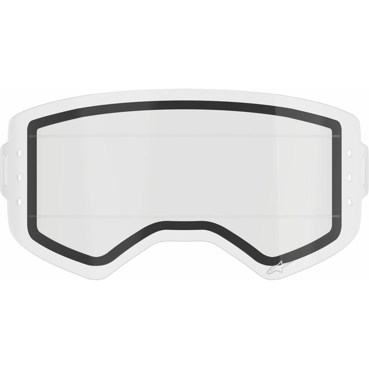 Alpinestars Supertech Dual Pane Roll-Off Reserv Lins En Storlek Klar