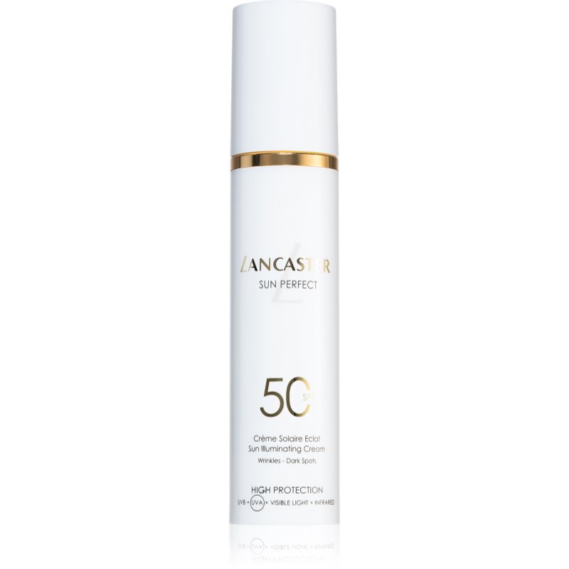 Lancaster Sun Perfect Sun Illuminating Cream Rozjaśniający Krem Na Dzień Przeciw Zmarszczkom I Plamom Pigmentacyjnym Spf 50 50 Ml