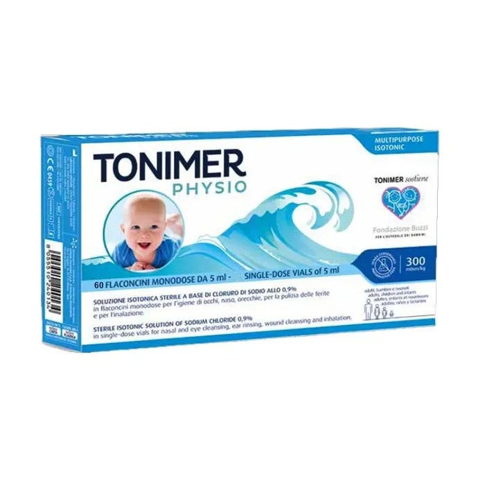 Tonimer Physio Soluzione Isotonica Multifunzione 60 Flaconcini Monodose