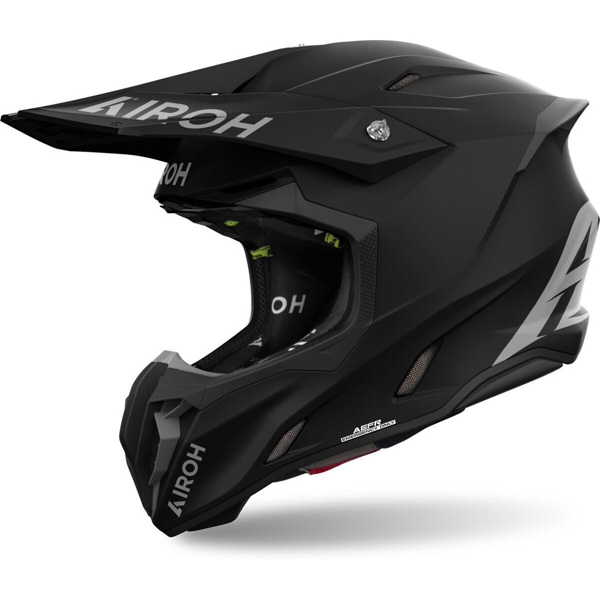 Airoh Twist 3 Solid Motocross Hjälm M Svart