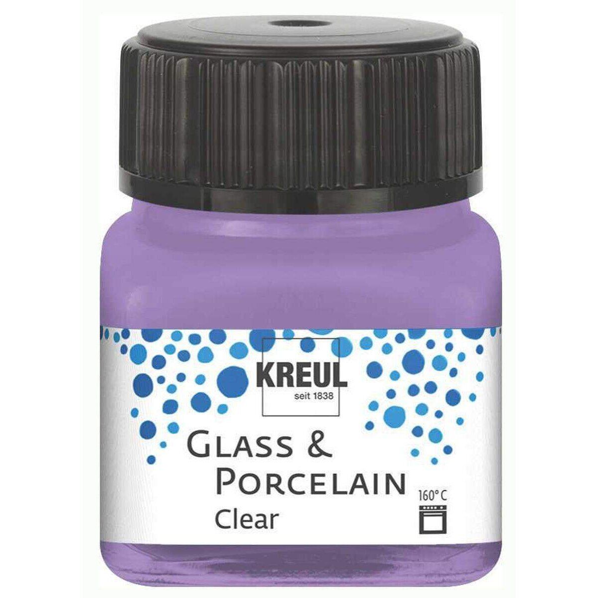 KREUL Glass & Porcelain Clear, flieder, 20 ml