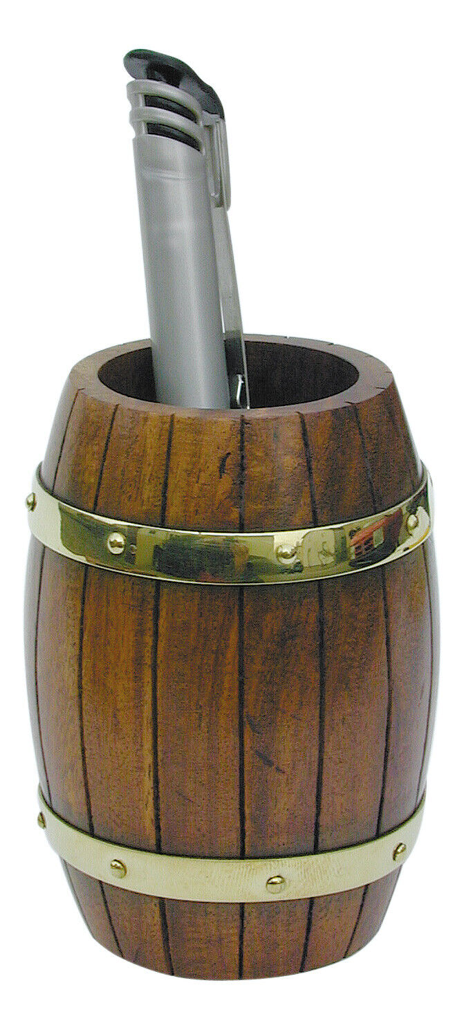 Stifthalter maritime Deko Holz/Messing Ø=7cm Sea4You