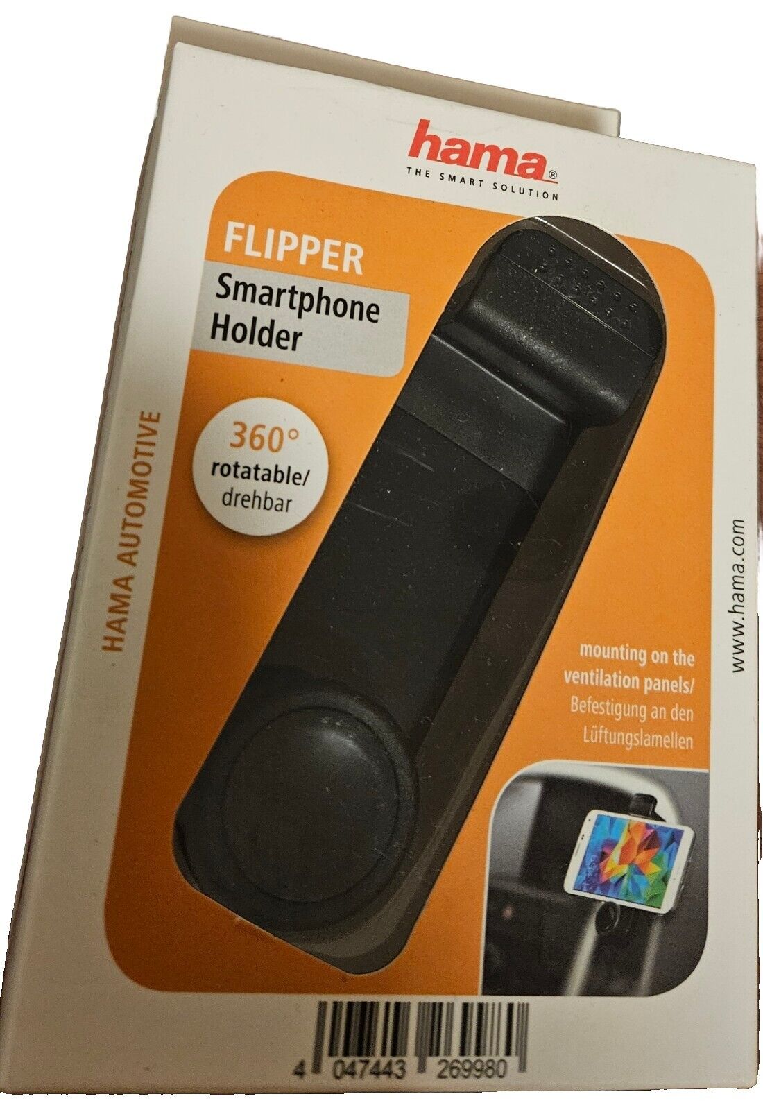 Hama Smartphone-Halter Flipper schwarz