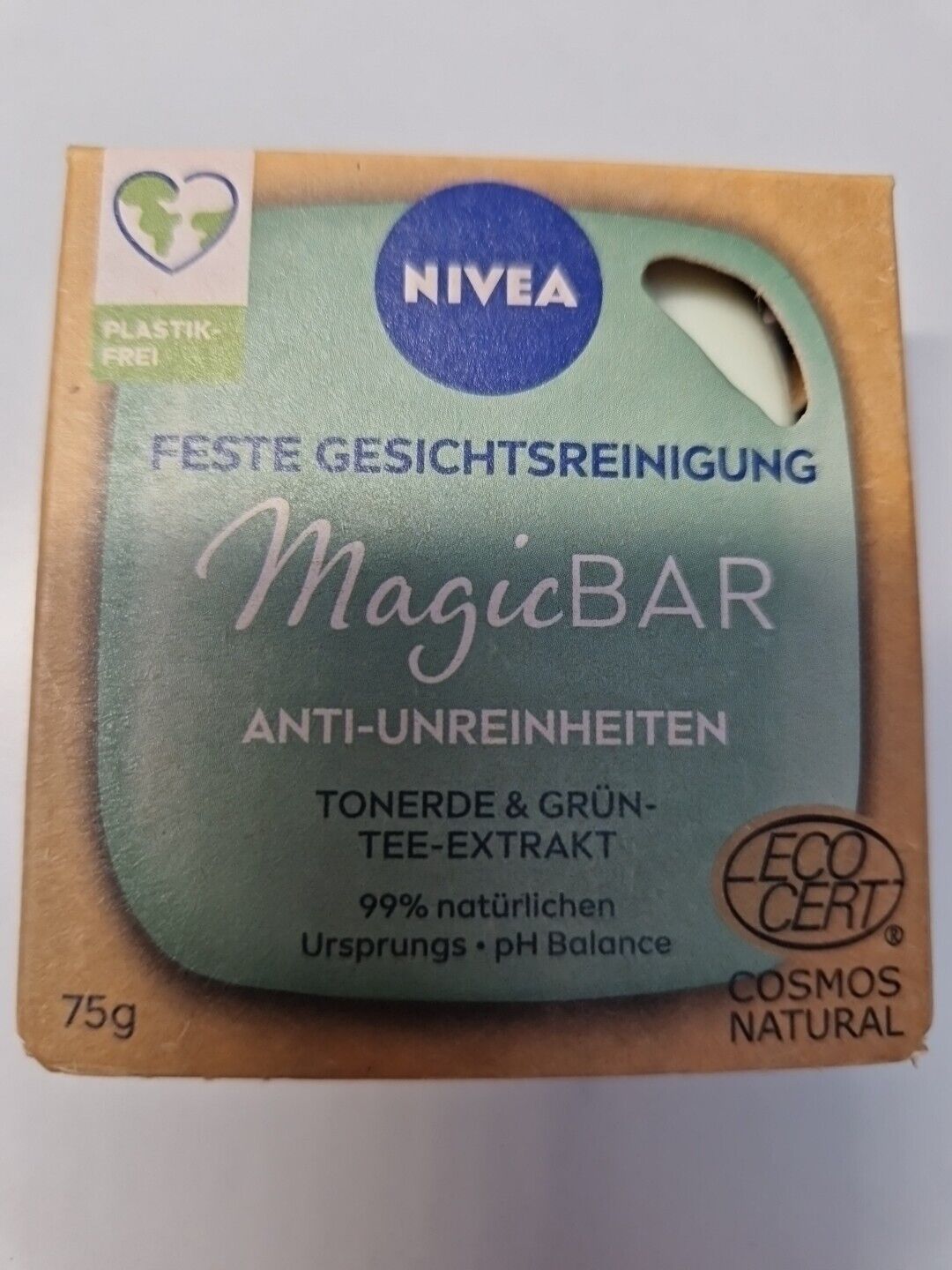 Nivea Feste Gesichtsreinigung Magic Bar Anti-Unreinheiten Tonerde&Grün Tee