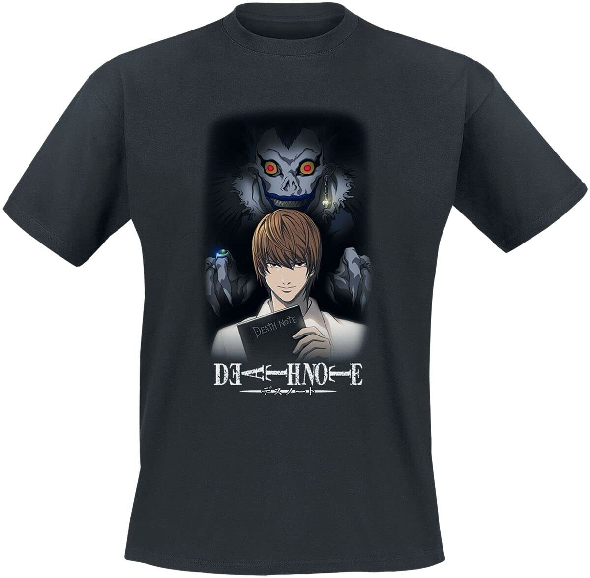 Death Note Ryuk - Behind The Death Männer T-Shirt schwarz Anime, Fan (US IMPORT)