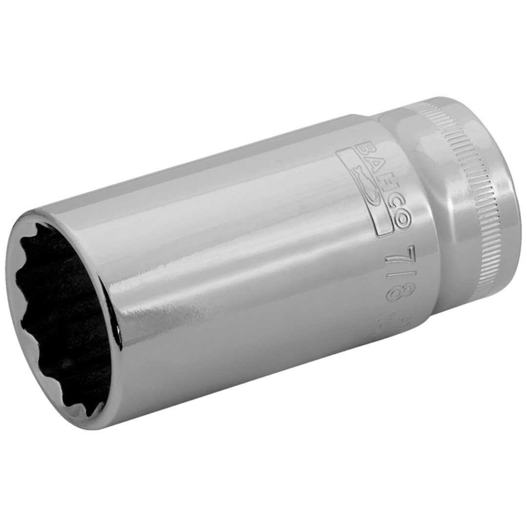Bahco 3/8" Steckschlüssel-Einsatz, lang, Zwölfkant, 1/2" -