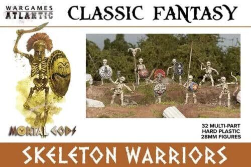 Wargames Atlantic - Classic Fantasy Skeleton Infantry (32 Multi Part (US IMPORT)