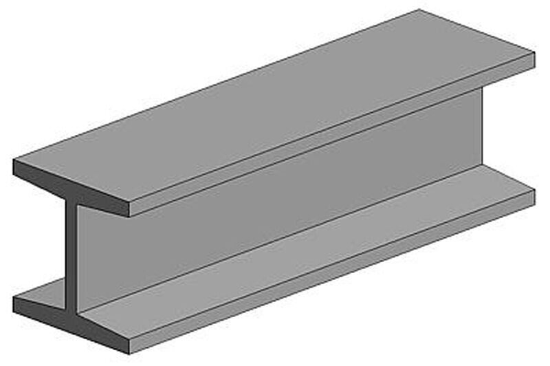 Evergreen H-Profil, 350x4,0x3,7 - 5/32 mm, 3 Stück - 285