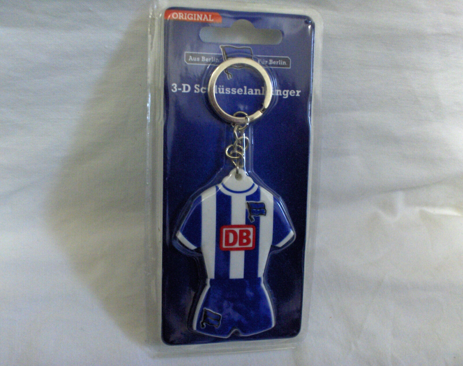 Hertha BSC Berlin  3-D Schlüsselanhänger Fußball Bundesliga  NEU,OVP,Lizenz,RAR