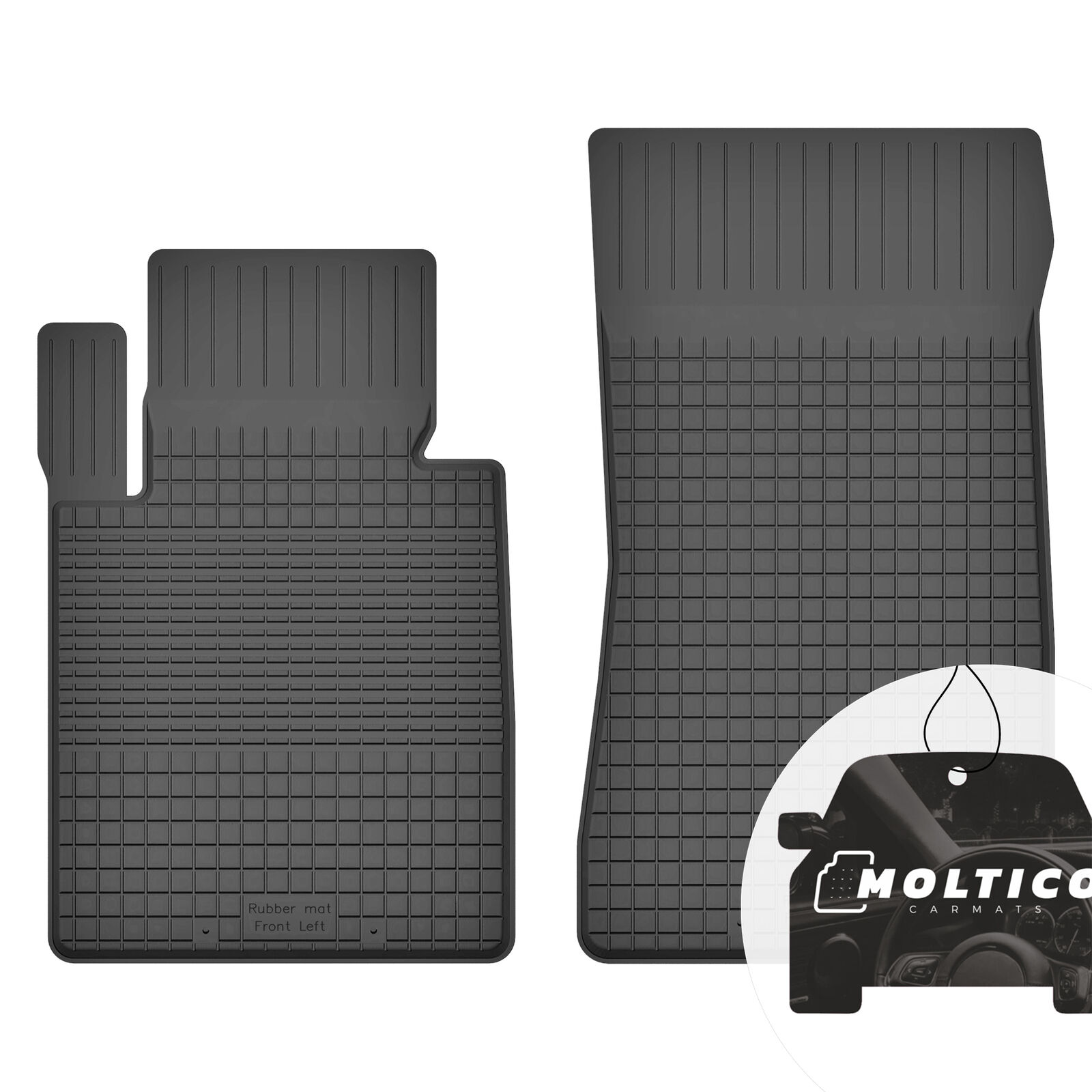 Vorne Auto Fußmatten 2-tlg Set - passend für Jaguar S-Type 1999-2008