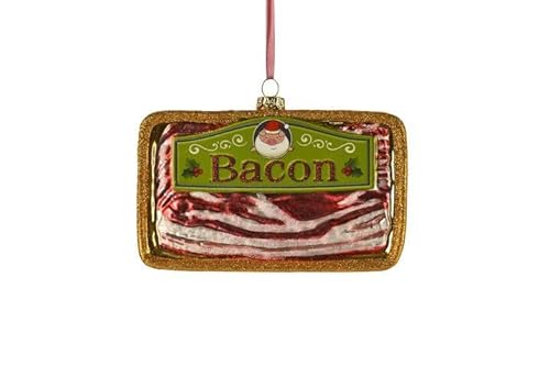 Christbaumanhänger Bacon Glas Höhe 9,4 Cm