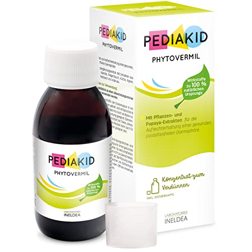 Pediakid - Phytovermil - Nahrungsergänzungsmittel Auf Der Grundlage Von Pflanzenextrakten - Trägt Zur Erhaltung Einer Gesunden, Parasitenfreien Darmsp